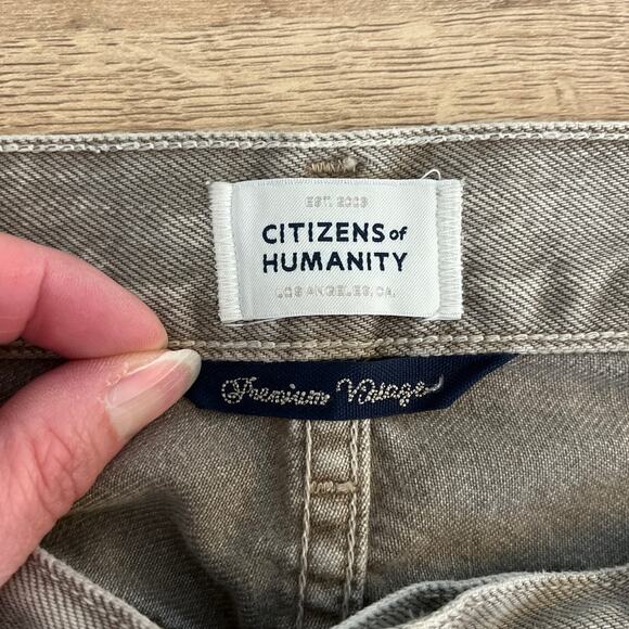 Citizens of Humanity Jolene in Ponytail Rigid High Rise Vintage Slim Jeans Sz 30 - Picture 4 of 12